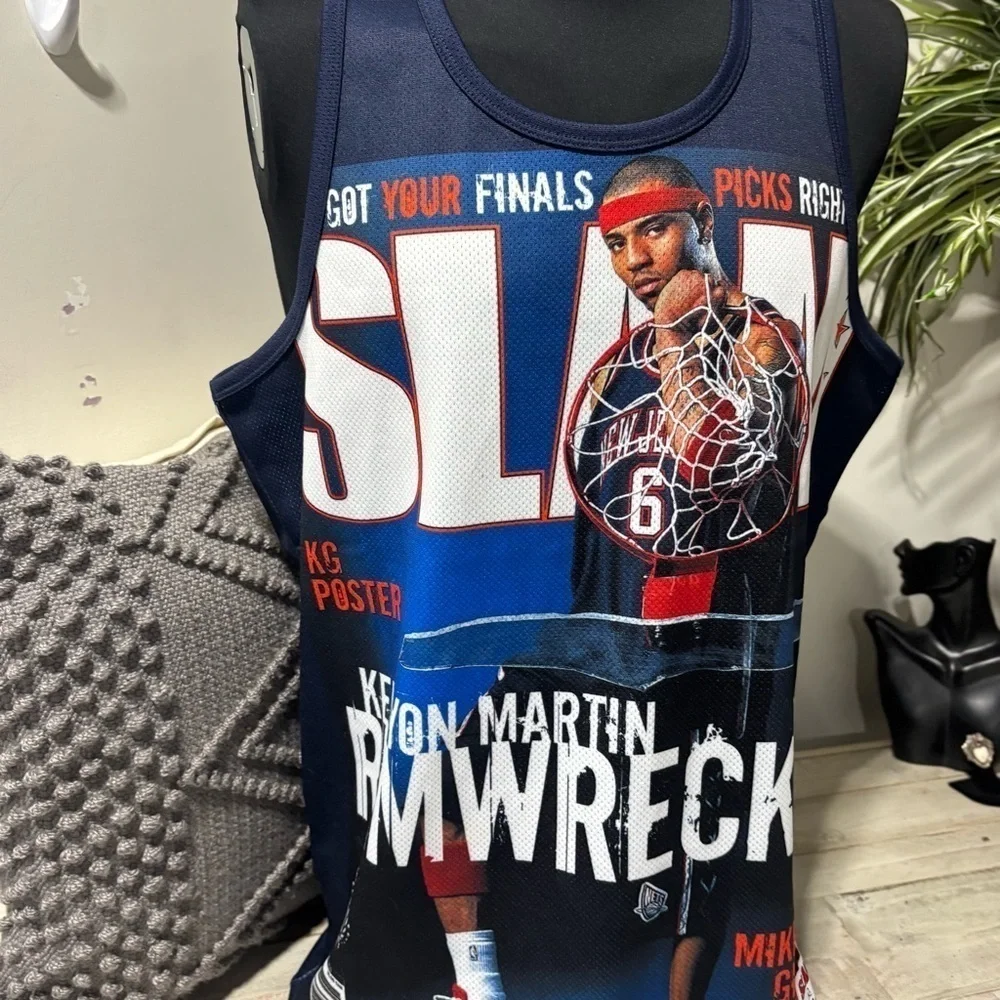 Mitchell & Ness SLAM Magazine Kenyon Martin #6 Tank Top- Large - Picture 6 of 7